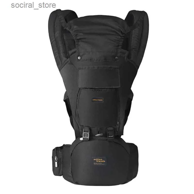 As transportadoras lingam as mochilas ergonômicas transportadoras de bebê envolvem o recém -nascido para a criança com sede lombar 4 temporadas12 posiçõesPerfect para viagens de compras para caminhadas L45