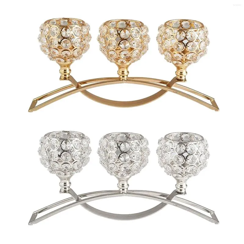 Candle Holders Crystal Candelabra Holder Table Table Wedding Centerpiece