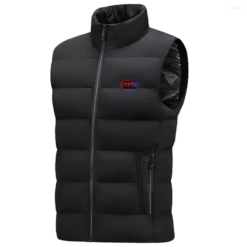 Decken Unisex warm erhitzte Weste Leichte elektrische Heizung Gilet 23 Zone USB -Ladung für Camping -Wanderdecke im Freien