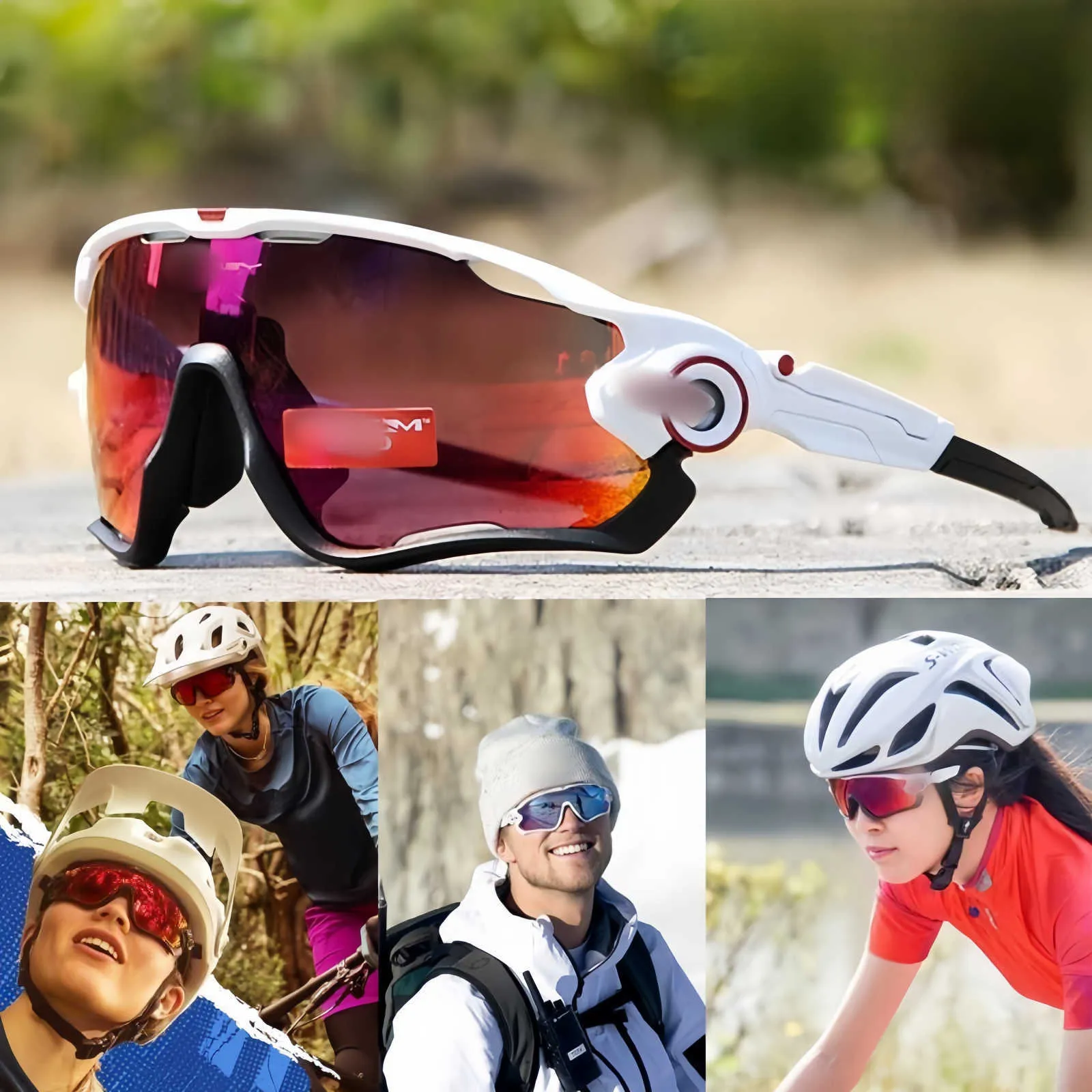 Lunettes de soleil de chêne de designer OK OJI 9465 Lunes à vélo UV Ultra Light Polarisé Protection oculaire Overdoor Sports Running Goggles OK