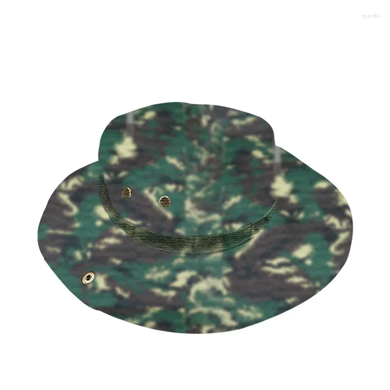 Boinas 2024 Camuflagem CP Fisherman Cap adultos ao ar livre camping boonie chapéu homens pescando chaps sun resistentes a desgaste de brims