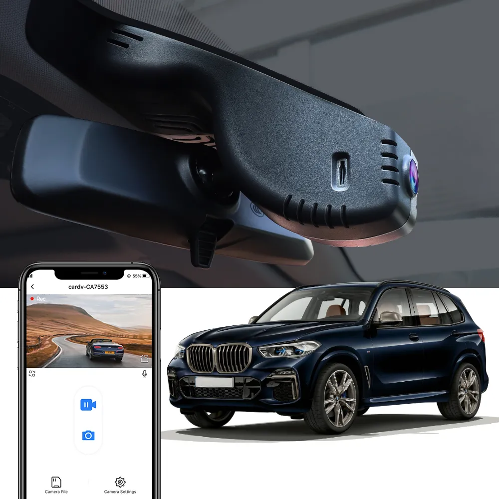 Car DVR Dash Cam pour BMW X5 G05 2023 2022 2021 2020 2019 HONSOEE 4K CAR DVR Dashcam