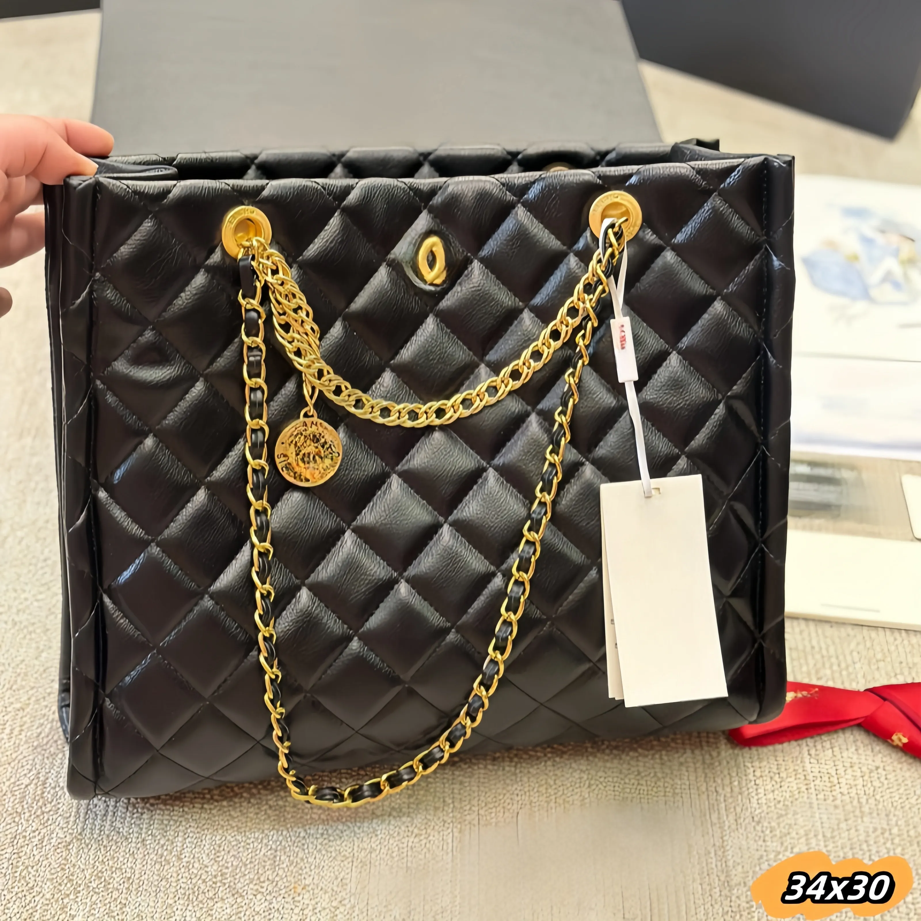 draagtas cc tas ontwerper boodschappentas handtas luxe tas schoudertas crossbody tas lady tas real lederen tassen ketting tas portemonnee portemonnee hoge kwaliteit