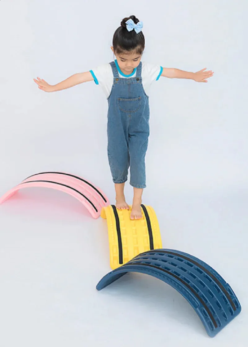 Multiple styles of Kids Balance Plate Stapelstenen Training Sensor Toys for Toddler Foam StepsStones Gift 240325