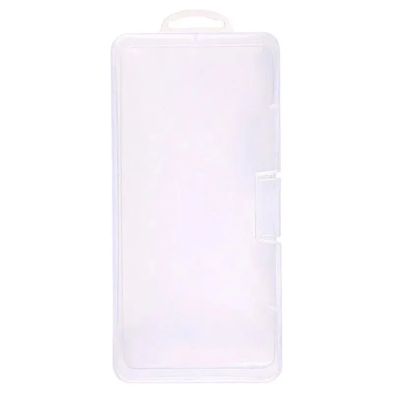 Boîte de rangement transparent pour outils d'amélioration des ongles