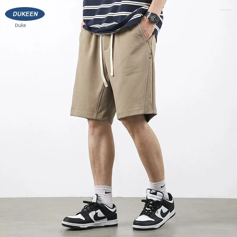 Pantalons masculins garde en patchwork kaki short occasionnel