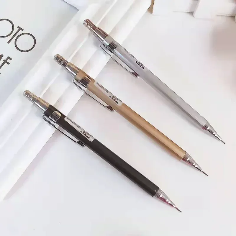Pennor 36st Creative Metal Automatic Pencil Ny utbytbar kärna mobil blyertspenna Kontorslärande leveranser Stationer.
