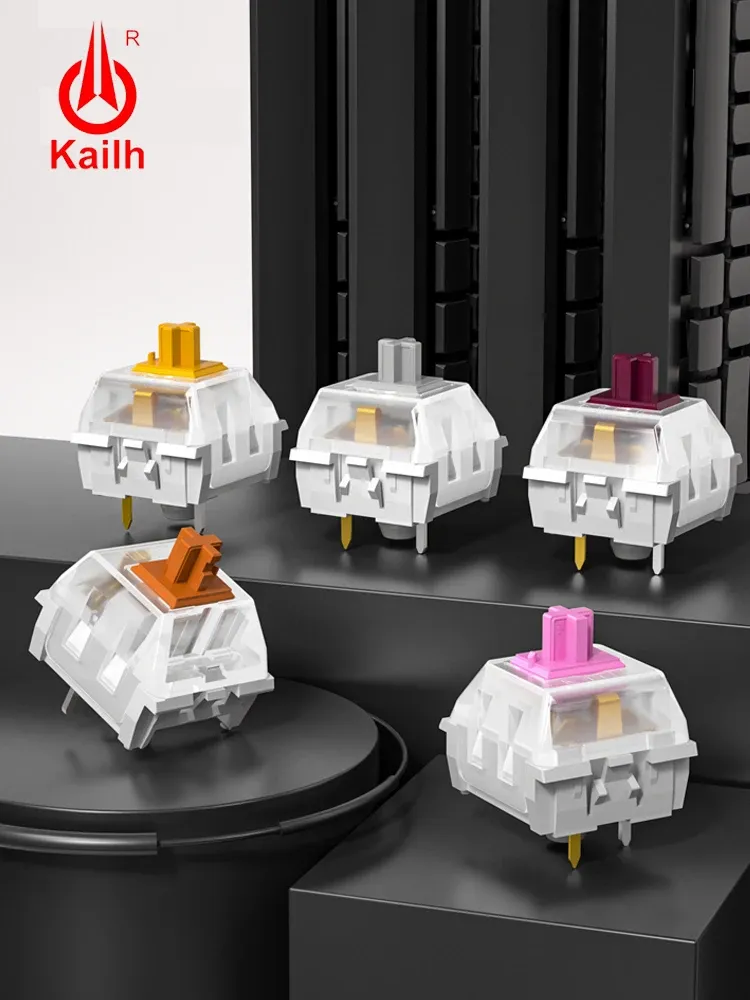 Pads Kailh Speed Switches DIY Mechanische Tastaturschalter MX RGB SMD 3PIN TELTILE LETEAR LINEAR Klicky Swithes Sliver Kupferrosa Dicke Gold