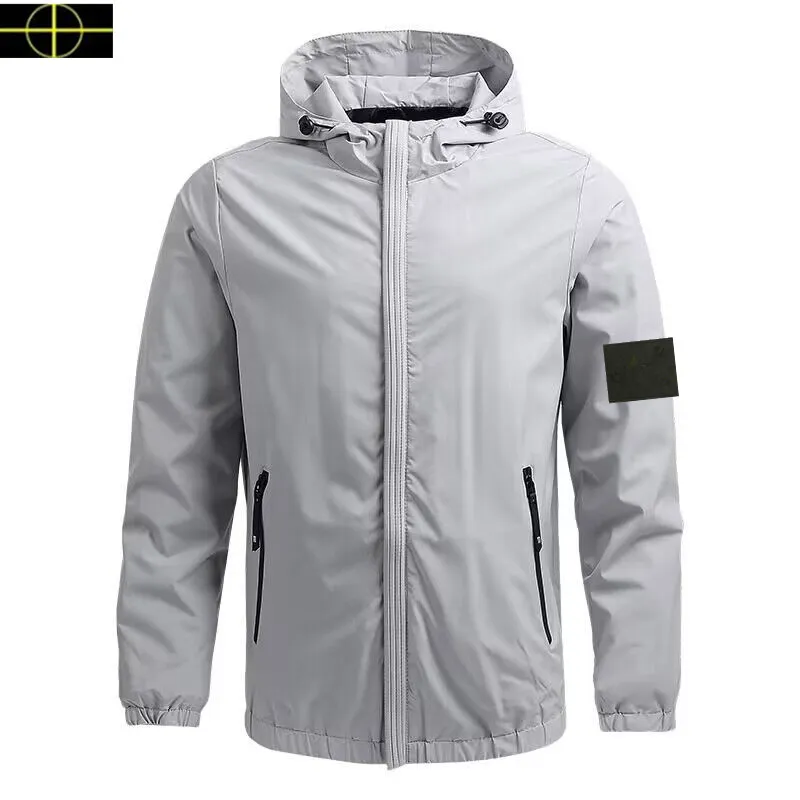 Stone Jacket Men's Men Men Men Ladies Onymijona jesień jesienna płaszcz Windbreaker Zapip Męski sport