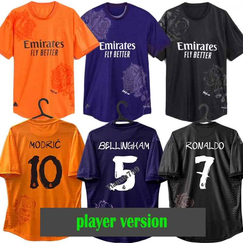 24 25 Bellingham Vini Jr Soccer Jerseys Mbappe Tchouameni 2023 2024 Voetbalshirt Real Madrids Camavinga Rodrygo Modric Camisetas Uniforms Player Versie3