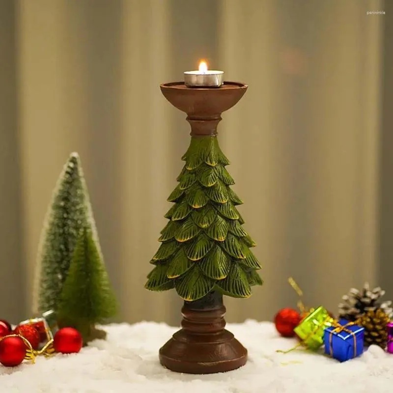 Kerzenhalter Podest Speisesaal Lebendige Weihnachtsbaum -Kerzenstiftdekoration Halter