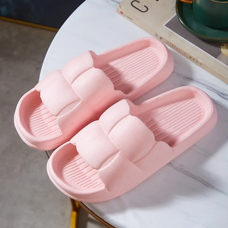 Donna di moda pantofole interni Slide scarpe da bagno rosa per donne