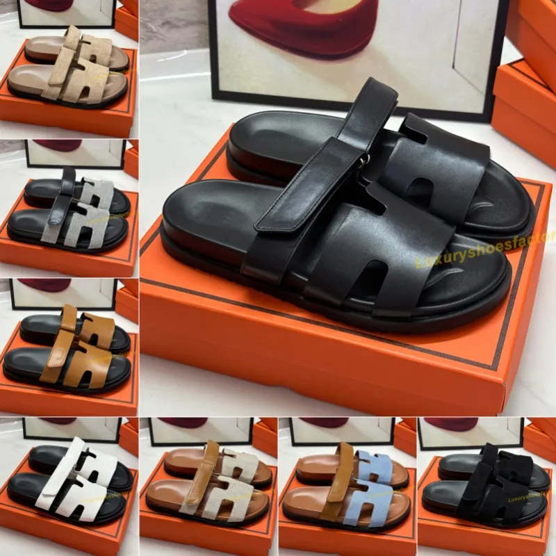 Designer di sandali di chypre techno sandals Hernes Men Donne Slides Slides Slide Go Mule Noir Piclulla