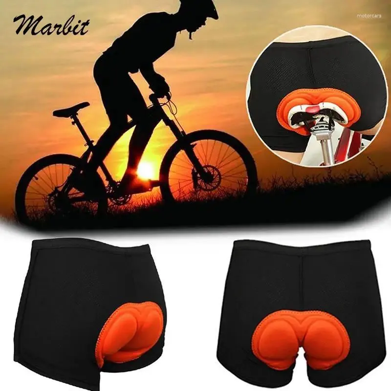 Motorcykelkläderstorlek S-XXXL-cykel Korta byxor unisex Black Cycling Shorts Bekväma underkläder Sponge Gel 3D Padded