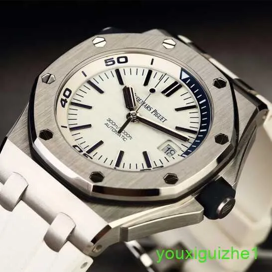 AP Brand Wristwatch Royal Oak Okor Offshore Automatic Machinery Precision Date Watch 15710st.oo.a002ca.02 White Disk 42mm