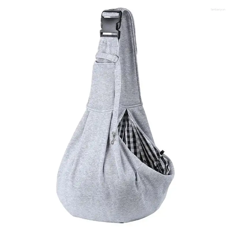 Porteurs de chats Sling Carrier Dog Mesh Sac à bandoulière portable Pet pliable pour le camping