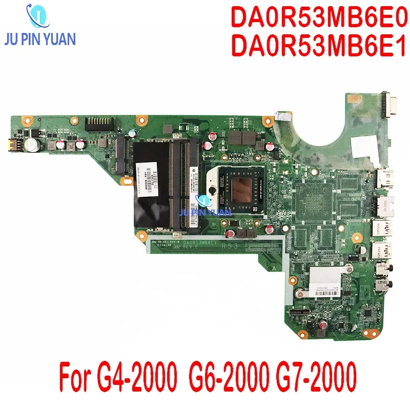 Moderkort DA0R53MB6E0 DA0R53MB6E1 MODERBOARD för HP Pavilion G42000 G62000 G7 Laptop Motherboard 683029501 683029001 AMD DDR3 Testad