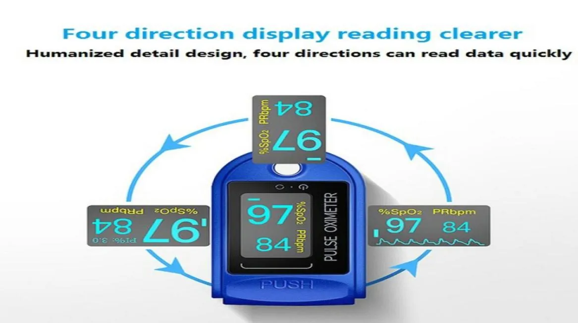 Persoonlijke verzorging Oximeter Nauwkeurige meting LED Pulssnelheid Hersengolf Hartsnelheid Detector52123556797738