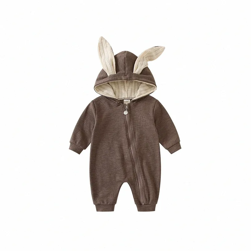 garçons filles vertes Rompers Baby Newborn Vêtements avec un nouveau-né costume de roberie combinaison vêtements Jumps combinaison body pour bébés R56K #