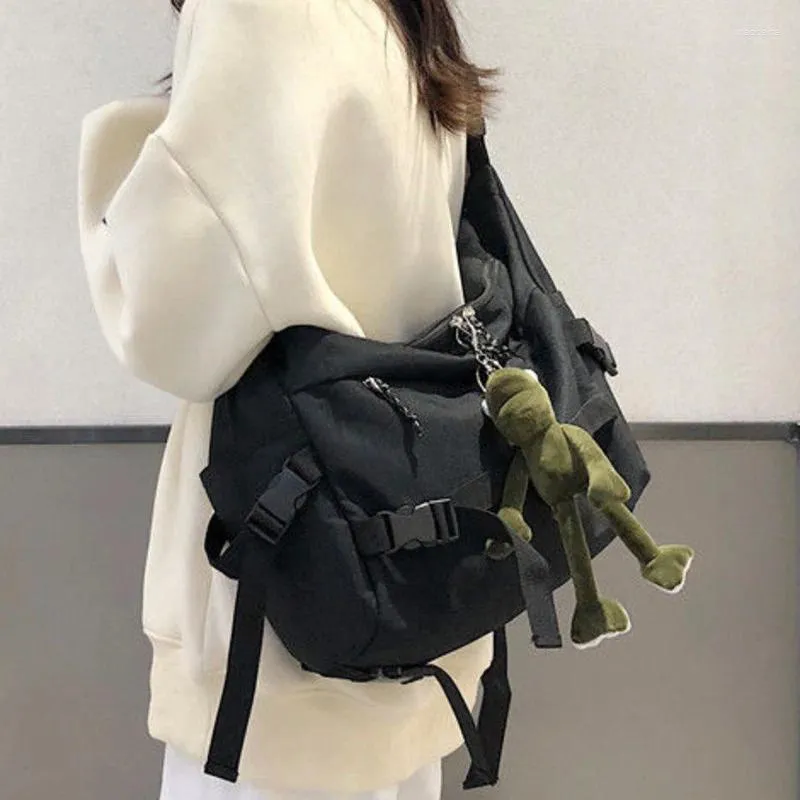 Harajuku Techwear Gothic Canvas Sling Bag Perfect For Evening Crossbody And Shoulder Wear Womens Handbag With Frog Design Ideal For Purses And Nylon Handbags From Xiaobaica 17.93 DHgate.Com