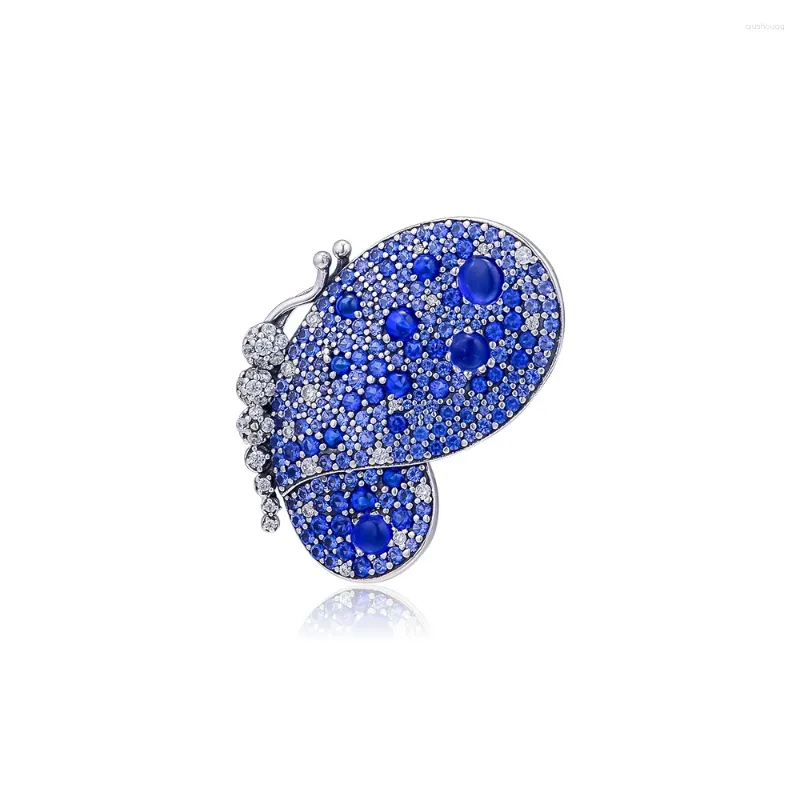 Cadenas Collar Ckk Blue Butterfly Kolye Groker Women Jewelry Collares de Moda 925 Cadena de plata esterlina Colar Bijoux Femme Collier