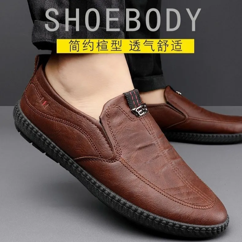 Men's Driving Shoes Lace-Up PU Leather Wide Width Round Toe for Business  and Casual from Dhgate Casual Shoes - price 50.12