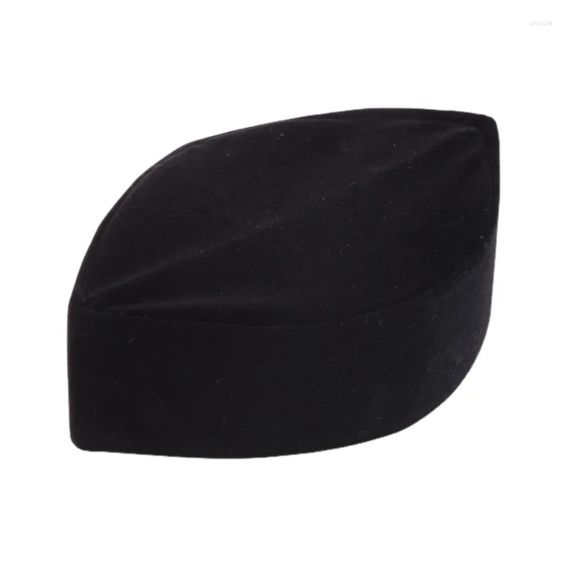 Beretti autunno inverno cappello di preghiera musulmani uomini islam topi kufi headware cranio tappo turbante