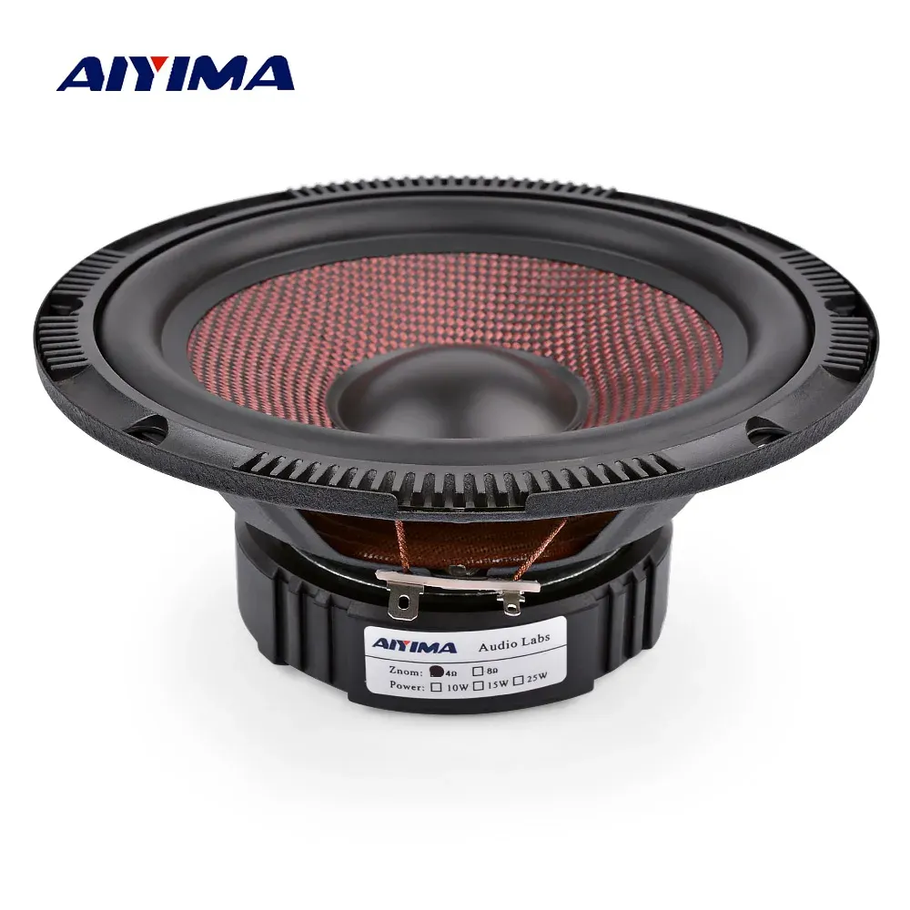 Speakers AIYIMA 6.5 Inch Audio Car Midrange Bass Speakers 4 8 Ohm 60 W High Power Glass Fiber Music Woofer Loudspeaker DIY Sound System