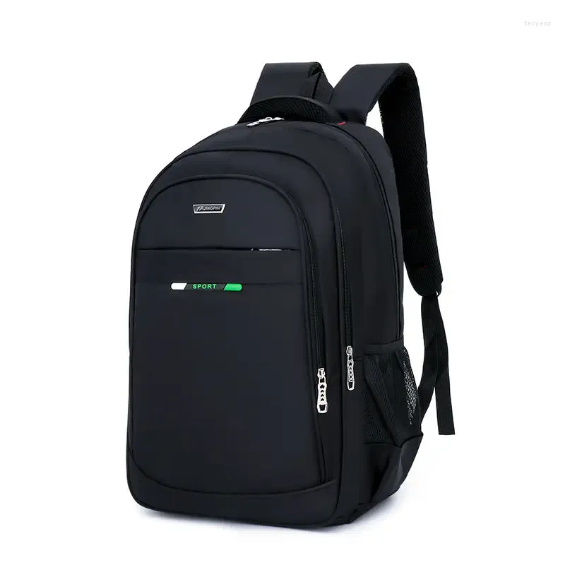 Schulbeutel 2024 Männer Rucksack Oxford Stoffmaterial Britisch Freizeitstil Hochwertiges multifunktionales Design großer Kapazität