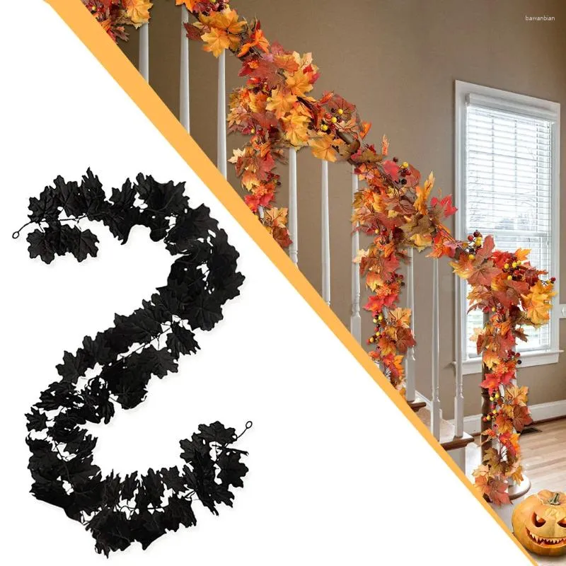 Flores decorativas Simulação de Halloween Rattan Decoração de teto multiuso para o Natal