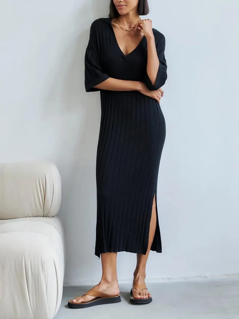 oatmeal knit sweater dress Rhea Sweater Dress Oatmeal / XS main image 1