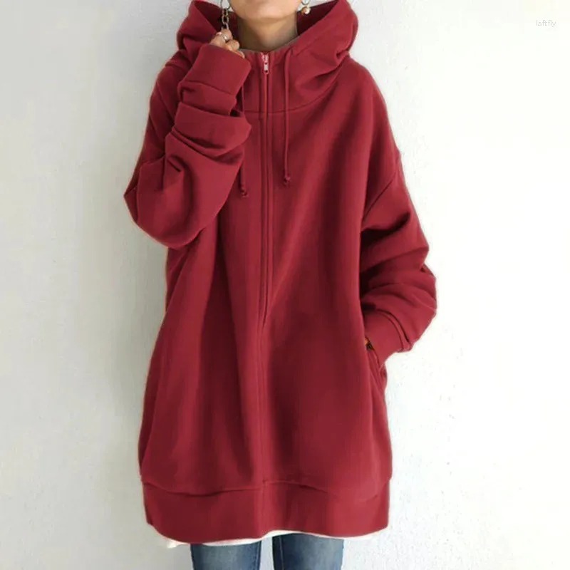 Kvinnors hoodies Hösten Plus Size Leisure Hooded Sports tröja 9xl 8xl 7xl Fashion Ladies Pocket Street Fleece