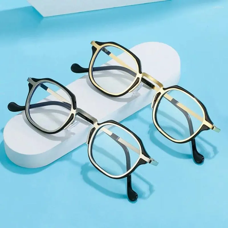 Lunettes de soleil Lunes Lumières anti-bleue pour femmes hommes Fashion Metal Cater Protection oculaire Office Office Office Office Computer