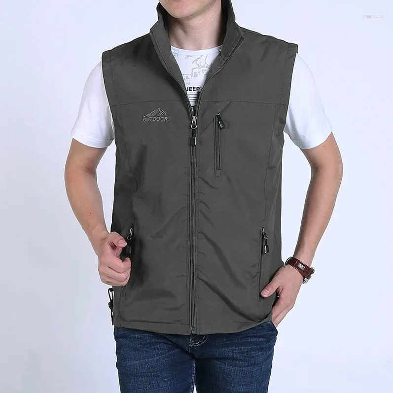 Gilets masculins personnalisés de travail personnalisés Volunteer Volunteer Outdoor Sports Team