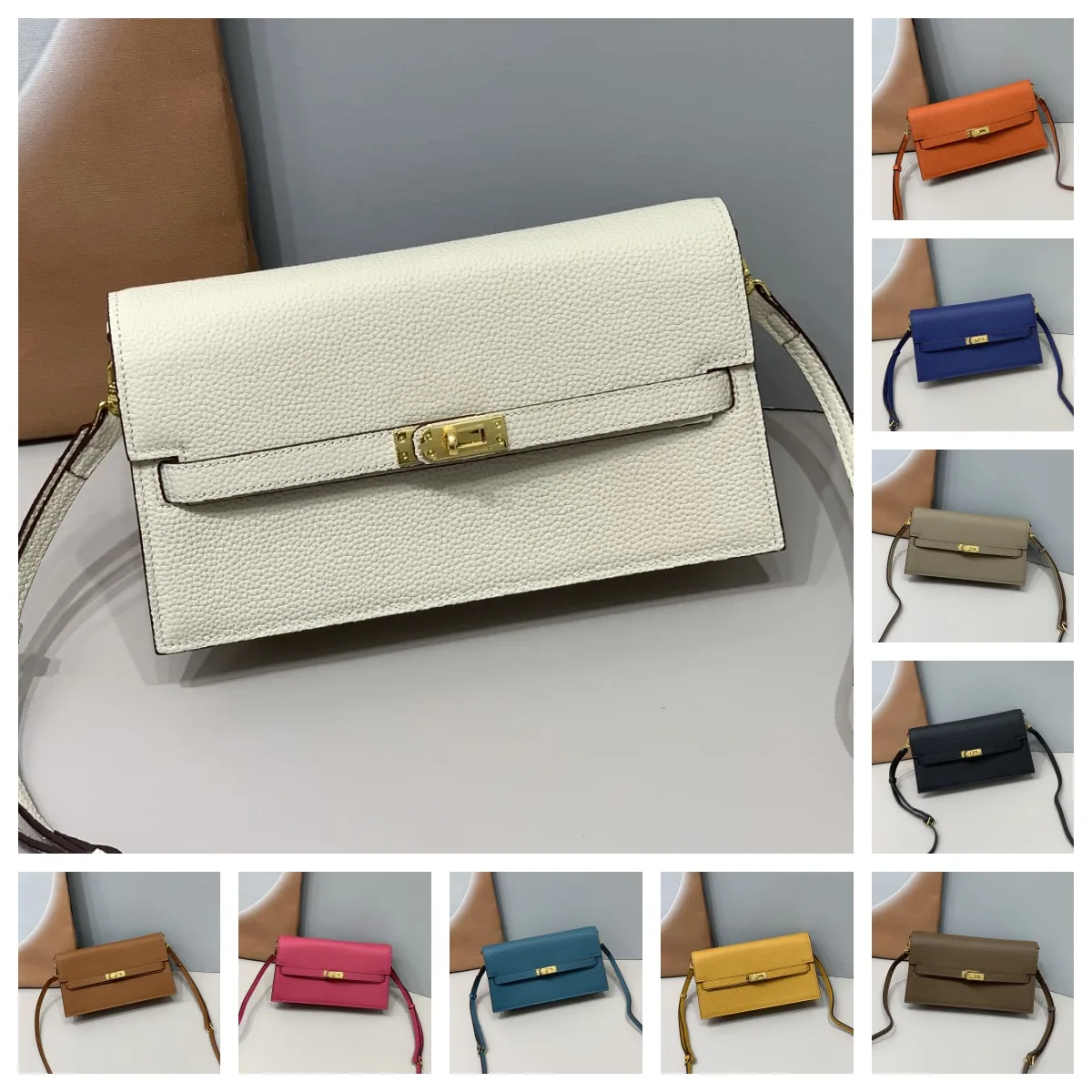 Tasarımcı Crossbody Women Cüzdan Çanta Tasarımcı Cross Vücut Bag Lüks Çantası Yüksek Kalite Orijinal Deri Küçük Flep Squle Sling Kadın Çanta Omuz Çantası