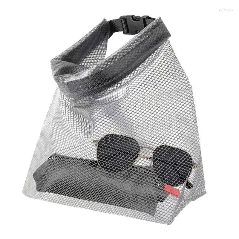 Bolsas de almacenamiento Bolsa seca a prueba de agua Playa Fuerte Mesh Diseño sellable para una buena protección Nada