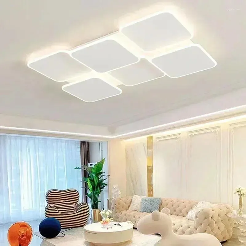 Ceiling Lights Modern LED Chandelier Lamp For Living Dining Room Bedroom Balcony Home Decor Indoor Intelligent Lighting Fixture Lustre