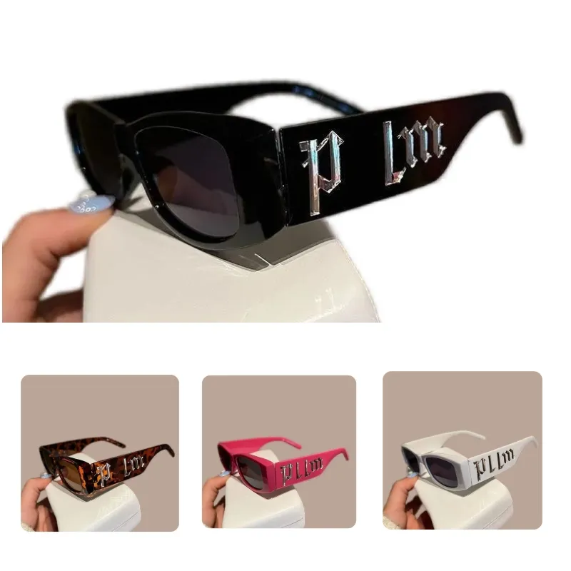 Occhiali da sole unisex designer telaio rettangolare stampa gli occhiali da sole da sole da sole di alta qualità multicolori di alta qualità