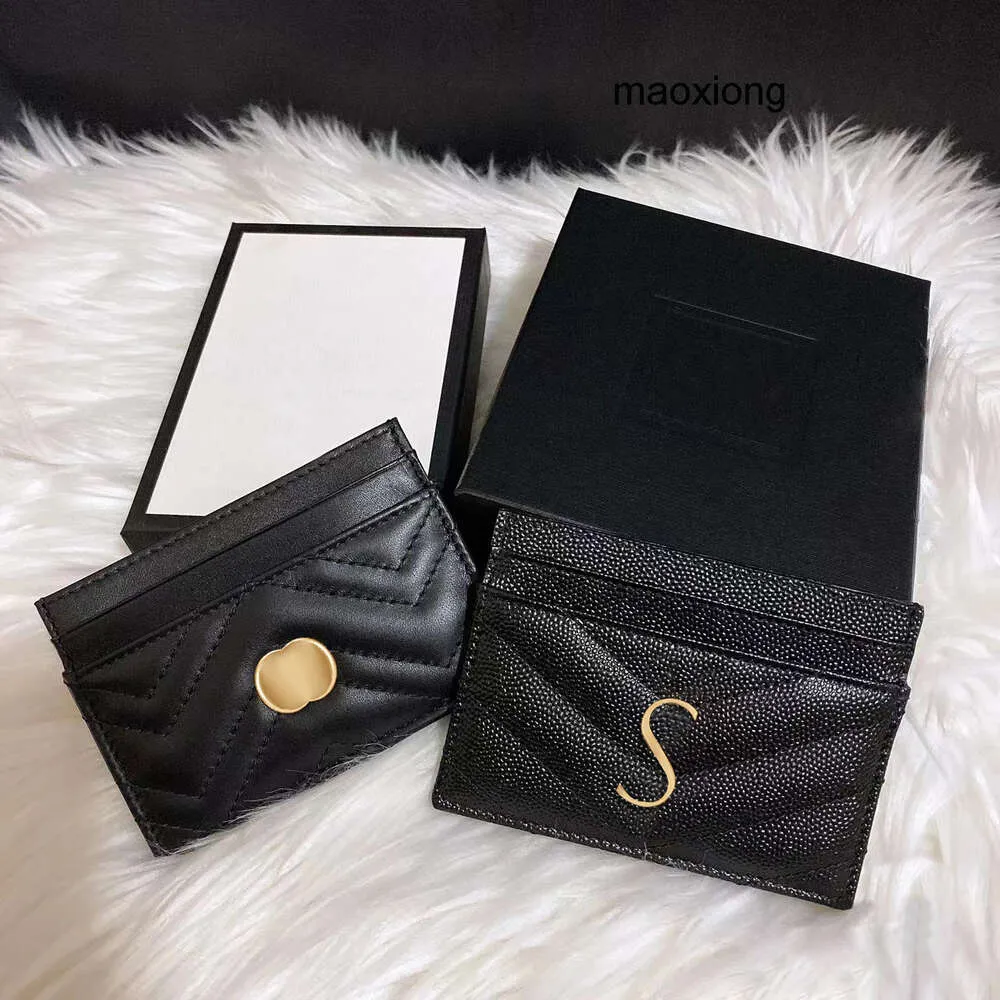 Luxury Designer Bag Coin Bolsas Titular do cartão Key Men de luxo Genuíno Carteira de couro Mini carteiras de embreagem Crédito Credit Metal Square Soft