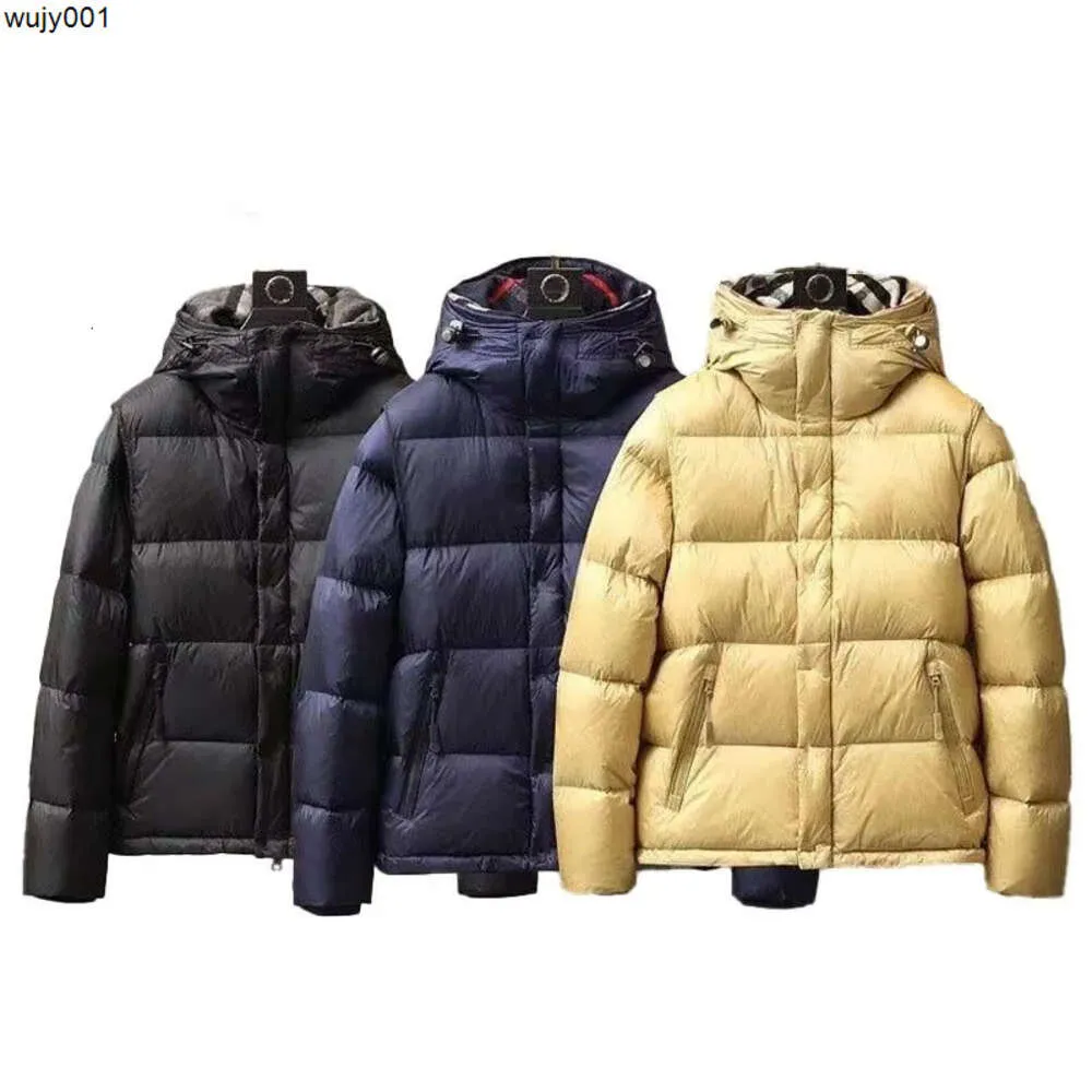 Hiver New Men Designer Fashion Fashion Hooded Tensined Down Coat Mens and Womens Wind Breaker Coats Top chaud