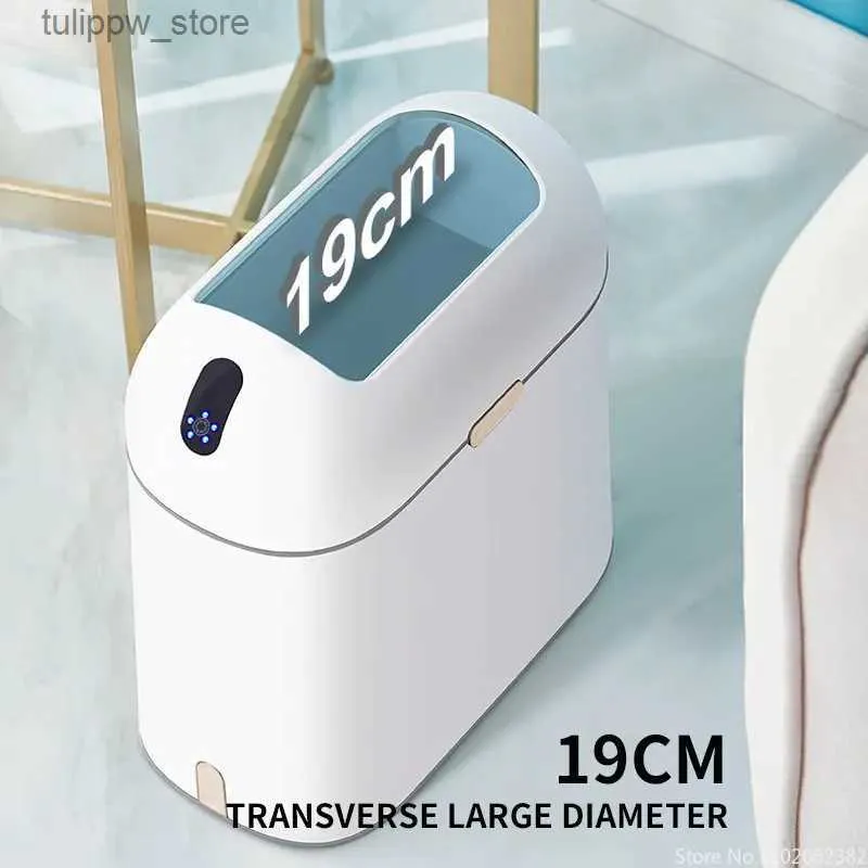 Bacs à déchets 9l Smart Strong Capteur Garbage Cuisine de salle de bain Doilette de salle de bain Pouiche peut automatique