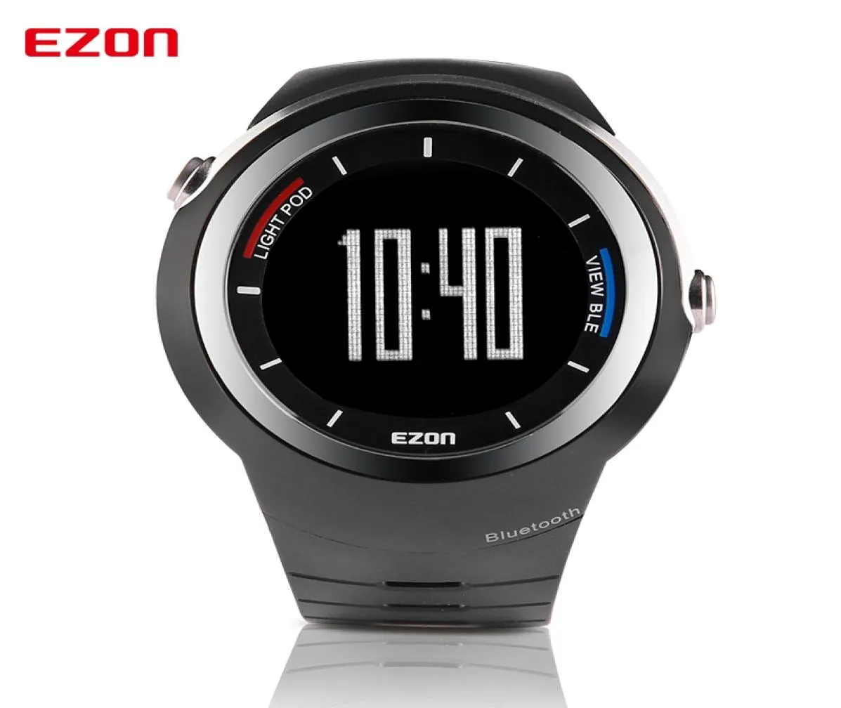 Ezon S2 Bluetooth 40 Sports Smartwatch Llam Llama Recordatorio de los pasos del podómetro Contra Calorías Men039s Smart Watch para iOS y Android8977771