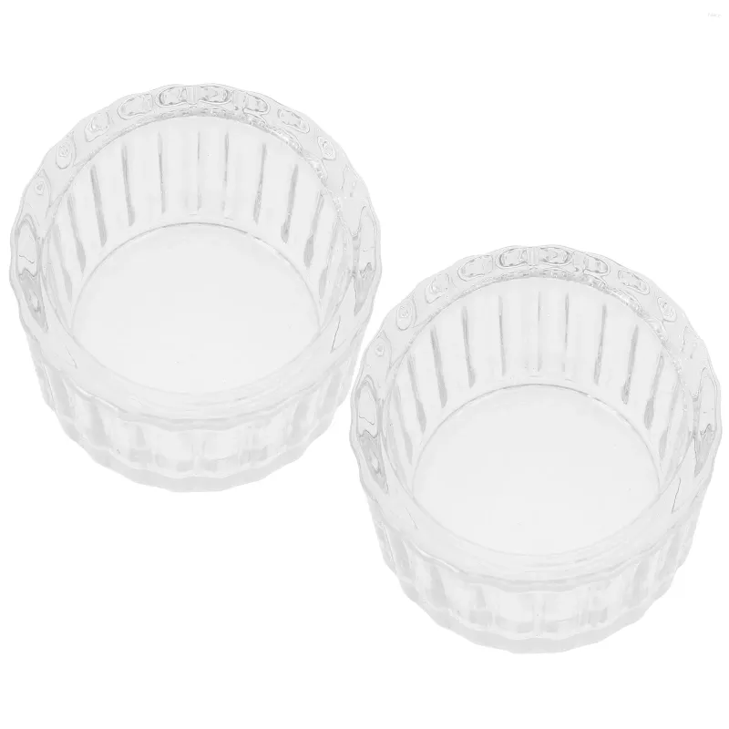 Świece 2 szt. Ozdoby Glass Tealight Uchwyty dekoracje Puchar Vintage Wedding Dinner Party