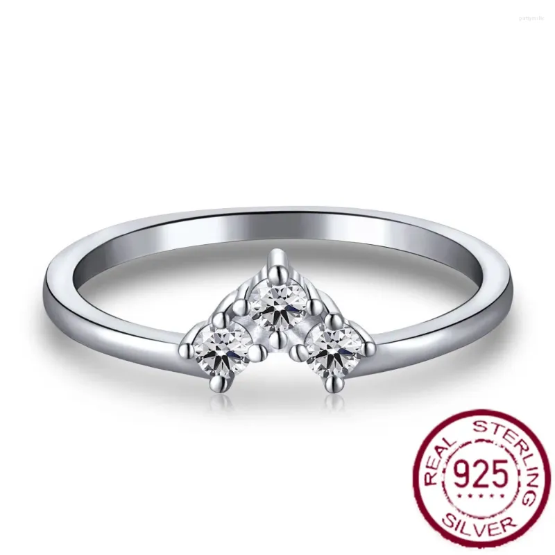 Cluster Rings Японский и корейский дизайн серебряного кольца S925 для женщин ниша простая геометрическая форма модный крутой стиль