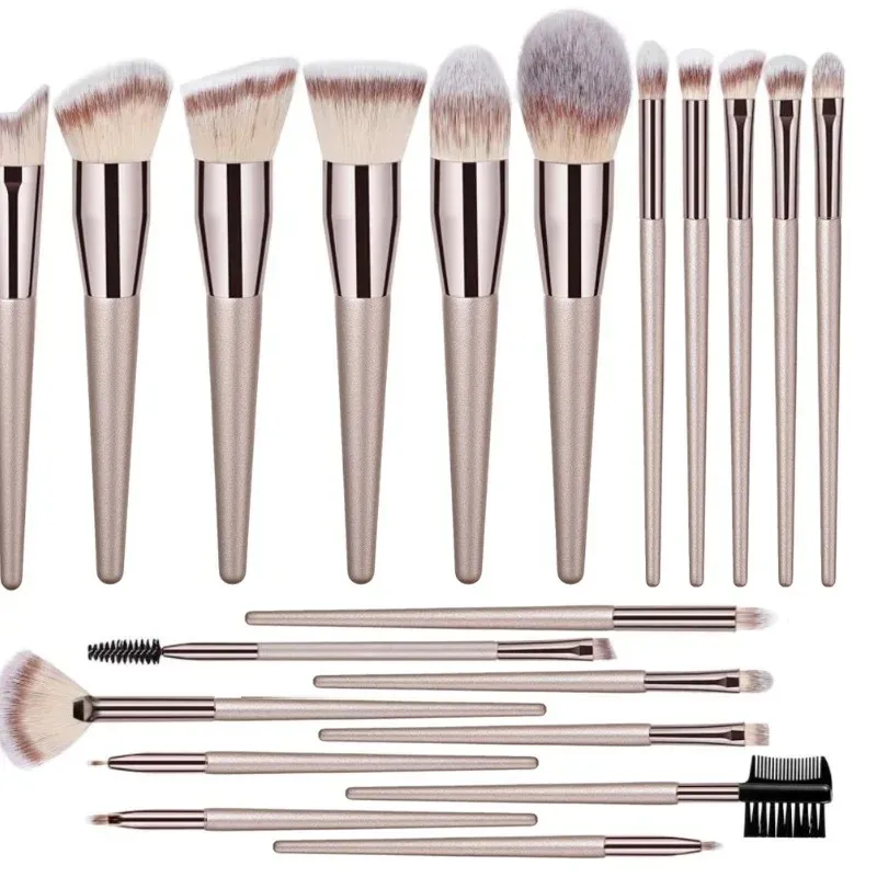 Make -up zachte pluizige make -upborstels ingesteld voor Cosmetics Foundation Blush Powder oogschaduw Kabuki Blending Makeup Brush Beauty