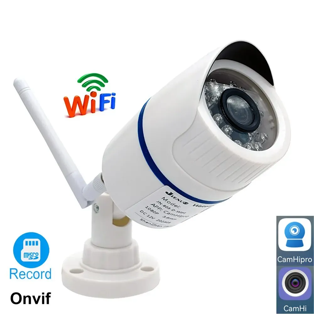 Камеры 5MP 4MP 1080p IP -камера Wi -Fi Outdoor CCTV Home Security Видео видео беспроводное наблюдение звук Audio Ipcam Night Vision Camera Camhipro