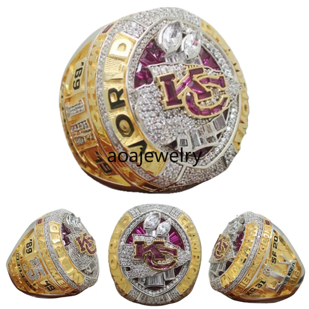 Designer 2019-2023 Super Bowl Championship Ring Luxury 14K Gold Football Champions Rings Diamond Sport sieraden voor man vrouw