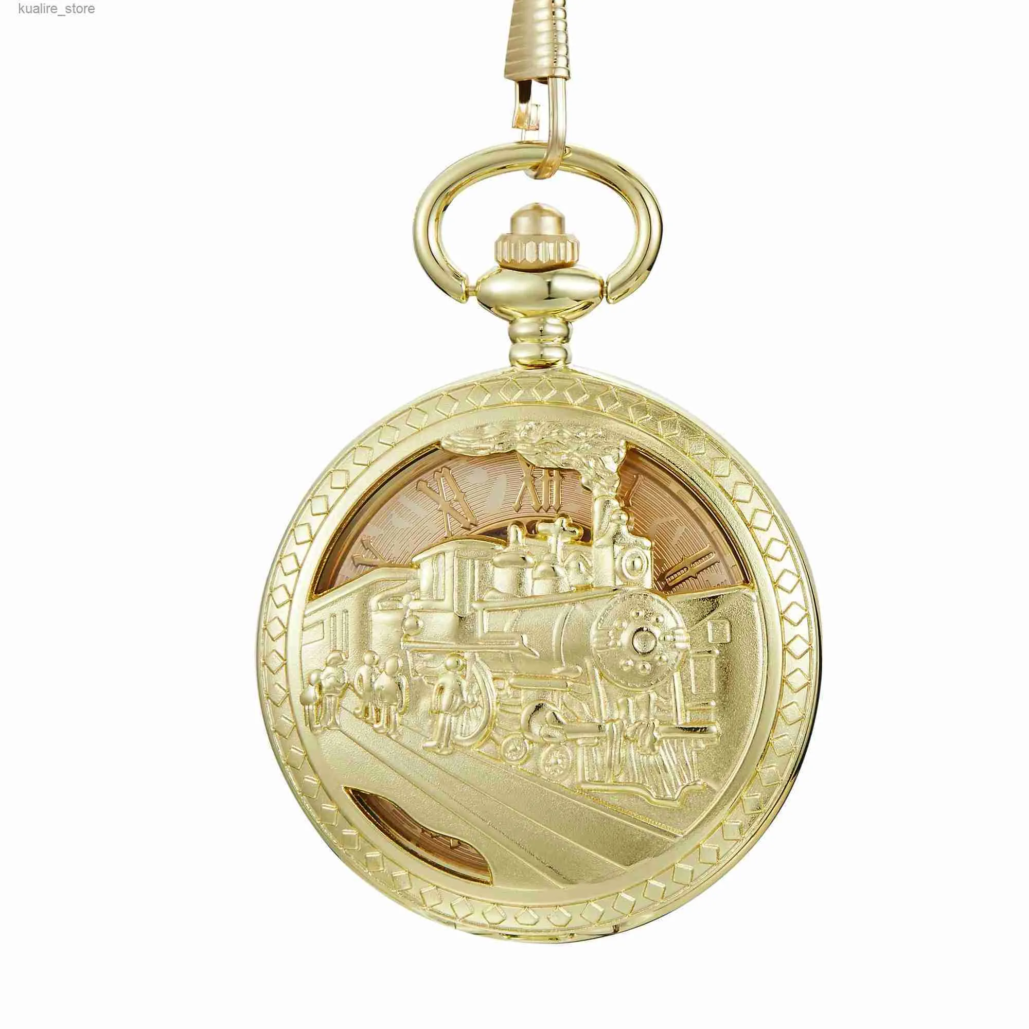 Карманные часы антикварные золотые/серебряные карманы из нержавеющей стали Механические мужчины в стиле стимпанк винтажный