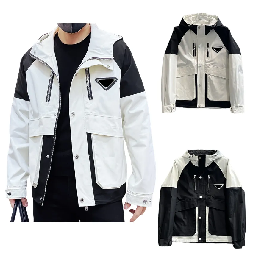 Designer Brand Original Designer Hooded Jackets Hooded 2024SS Womens Fashion Brands Zipper Lång ärm Bomber Coat Par Sports hoodie Ytterkläder Baseballrockar