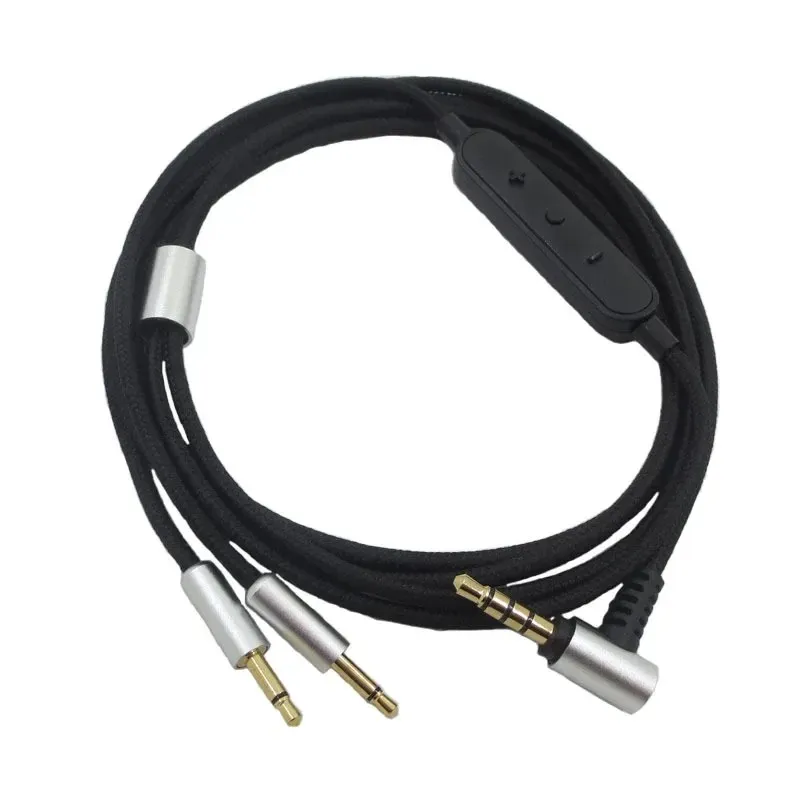 Câble casque 1,2 m / 3,9ft Extension Câble audio de fil de rallon